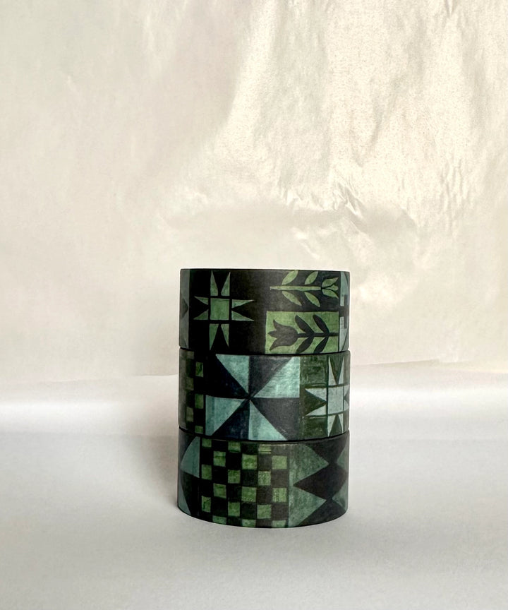 Mossy Quilt Washi Tape