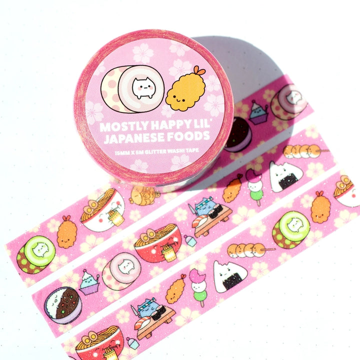 Mostly Happy Japanese Food Washi Tape