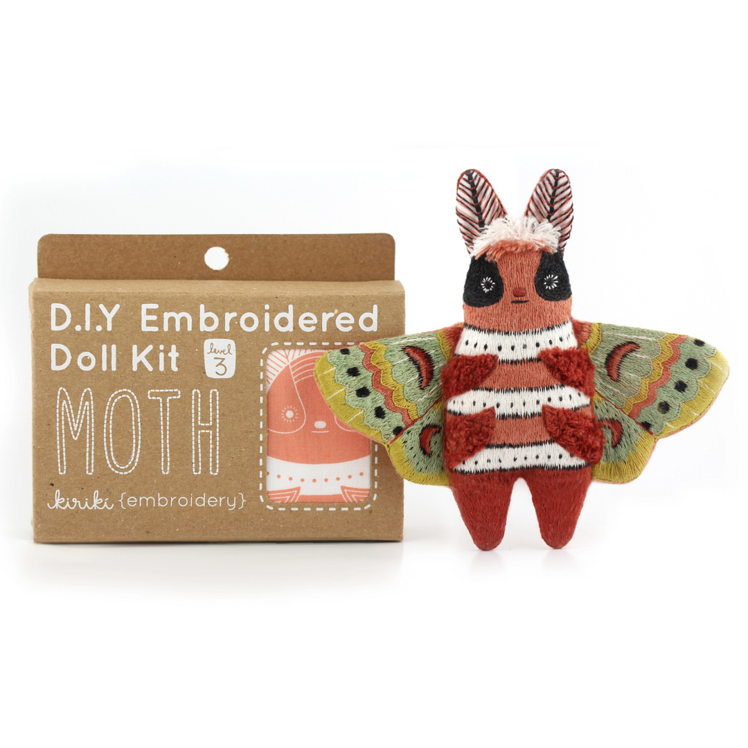 Moth Doll Embroidery Kit