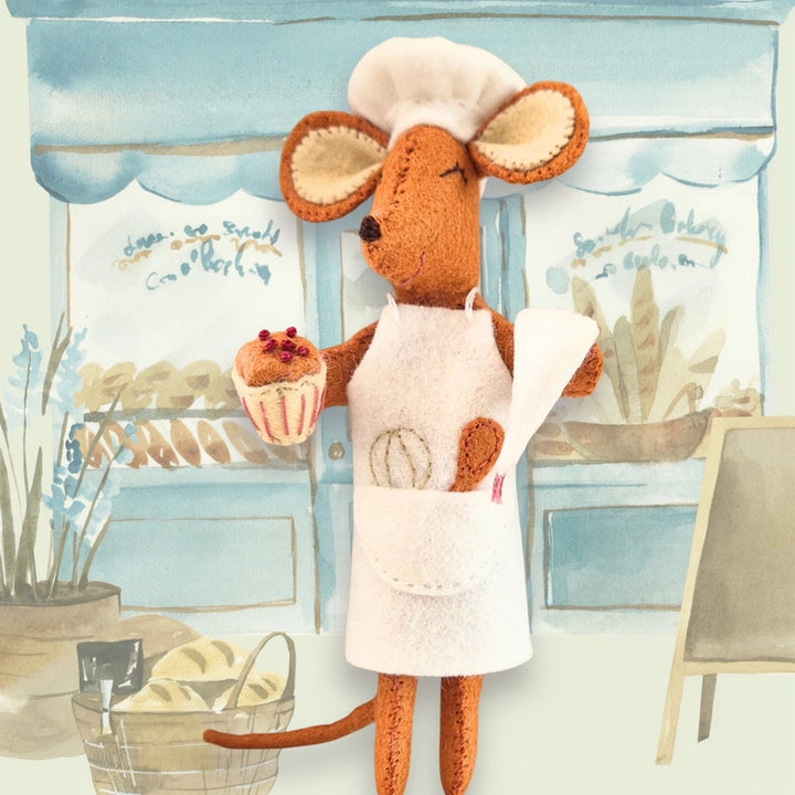 Little Mouse The Baker Felt Embroidery Kit