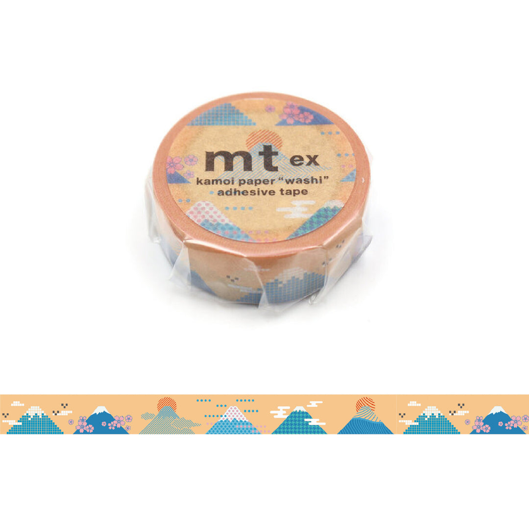 Pixelated Mt. Fuji Japanese Washi Tape