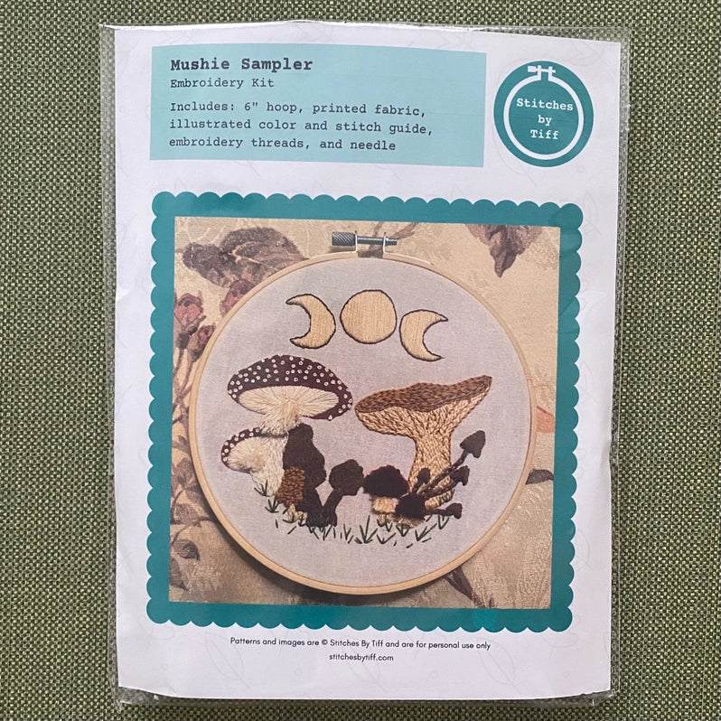 Mushie Sampler Hand Embroidery Kit