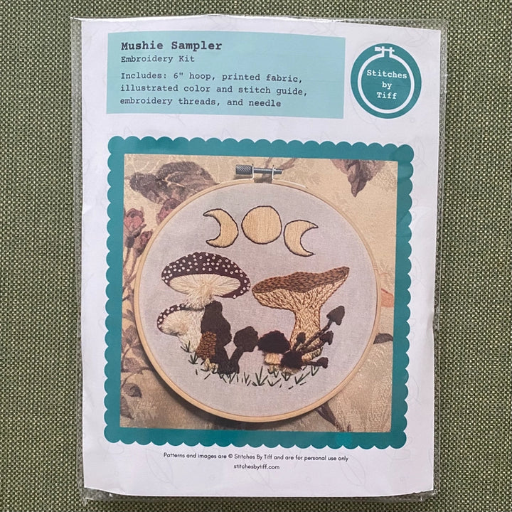 Mushie Sampler Hand Embroidery Kit