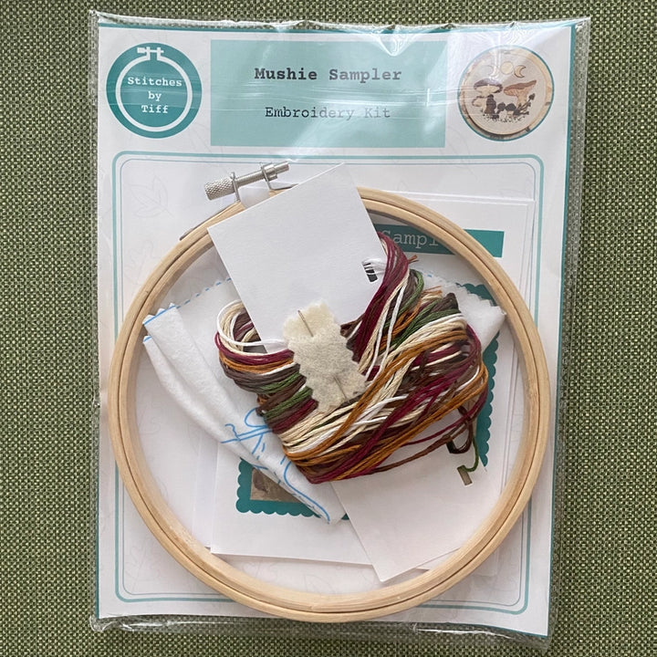 Mushie Sampler Hand Embroidery Kit