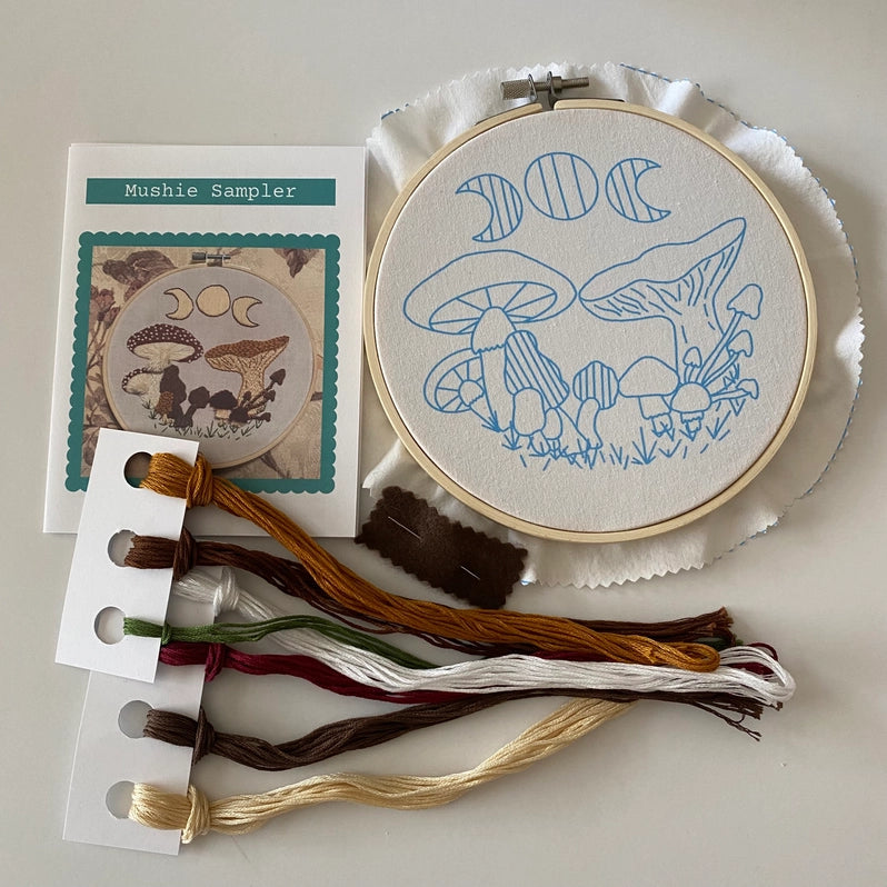 Mushie Sampler Hand Embroidery Kit