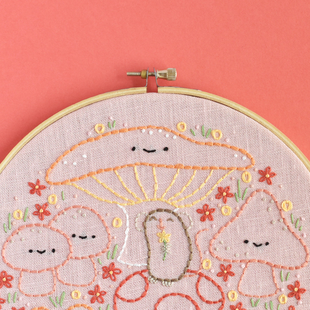 PDF Pattern - Mushroom Merriment Embroidery Pattern