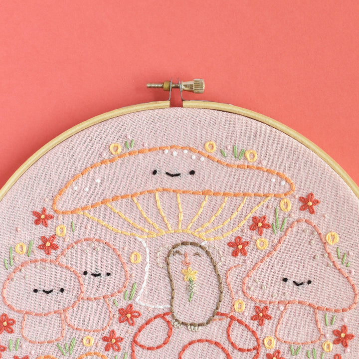 PDF Pattern - Mushroom Merriment Embroidery Pattern