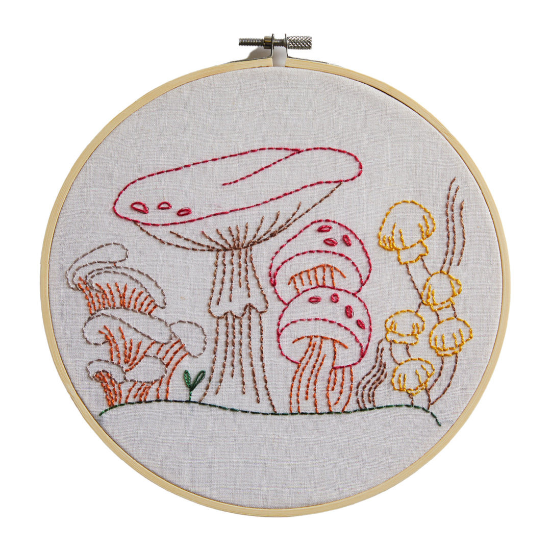 Mushrooms Embroidery Kit