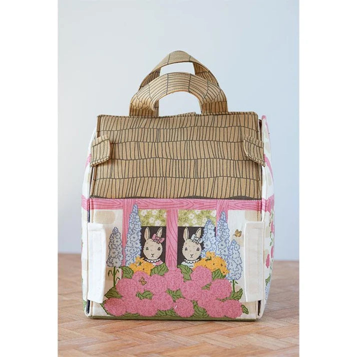 Stacy Iest Hsu SECRET GARDEN - Bunny Cottage Fabric Panel
