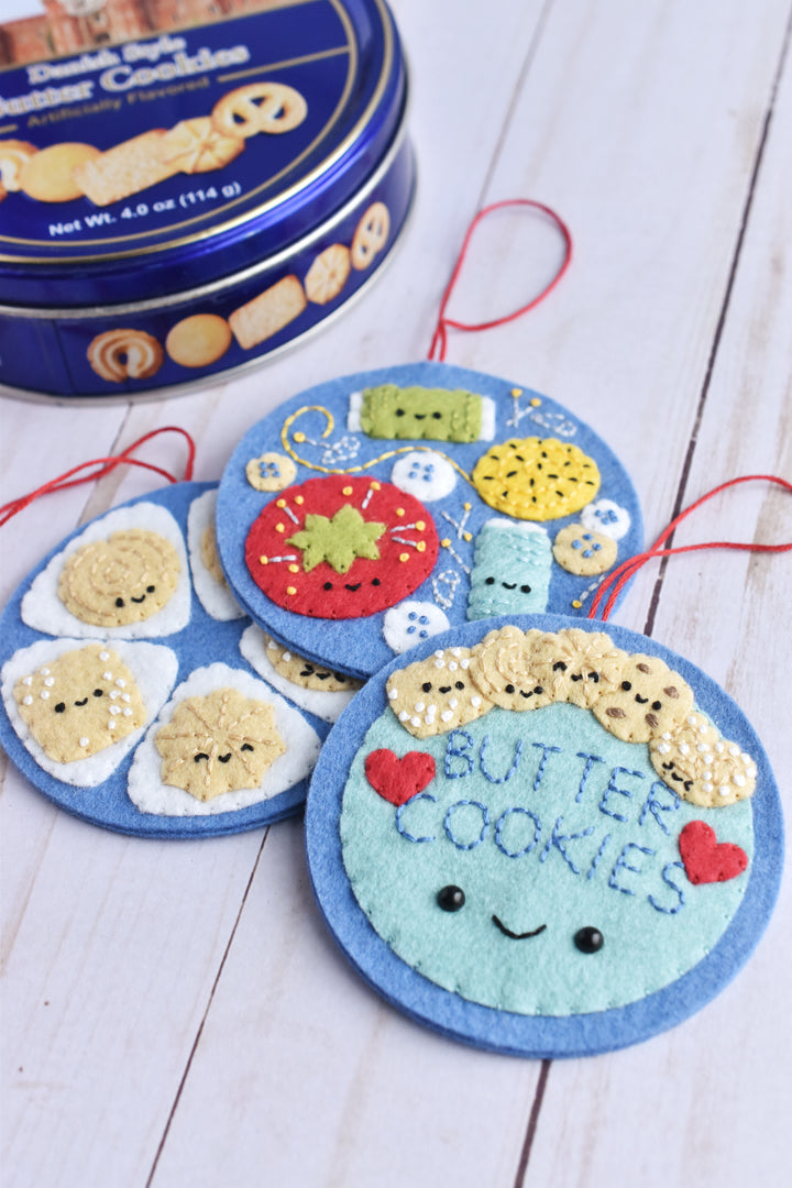 PDF Pattern - Mystery Tin Felt Ornament Sewing Pattern