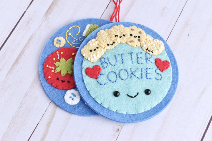 PDF Pattern - Mystery Tin Felt Ornament Sewing Pattern