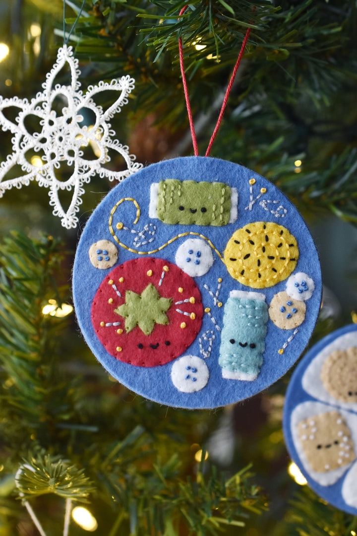 PDF Pattern - Mystery Tin Felt Ornament Sewing Pattern