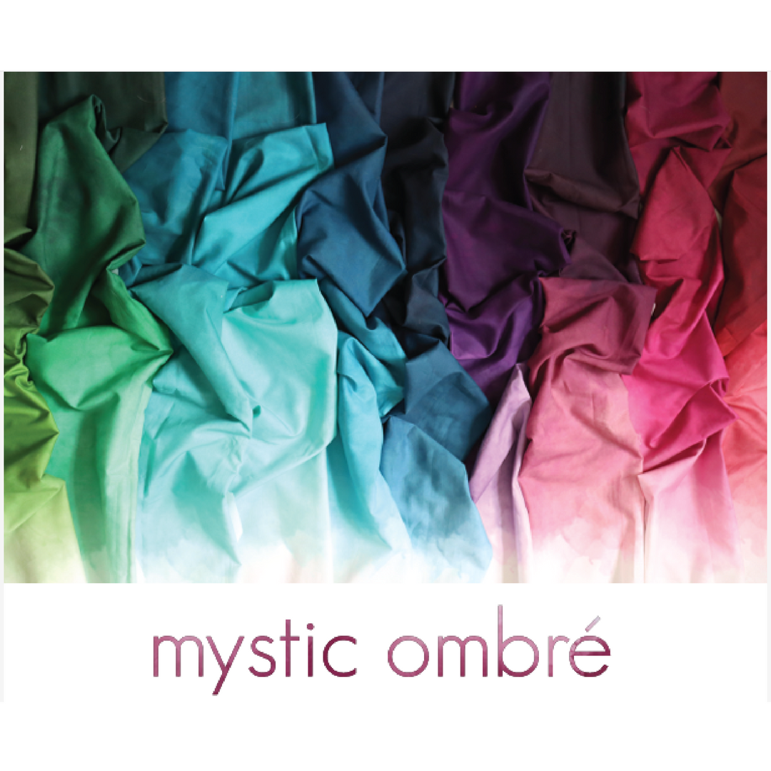 V and CO Mystic Ombré Cotton Fabric - Lagoon (VCMO207)
