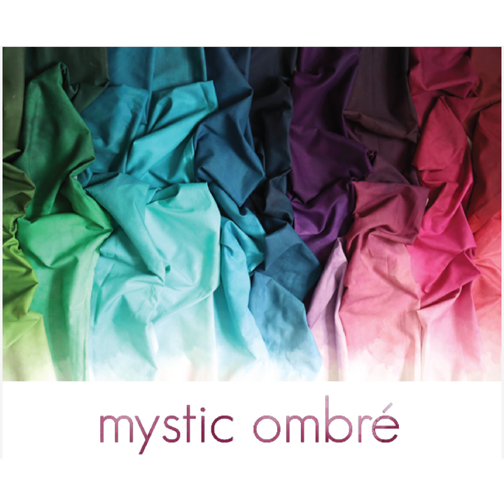 V and CO Mystic Ombré Cotton Fabric - Indigo (VCMO225)