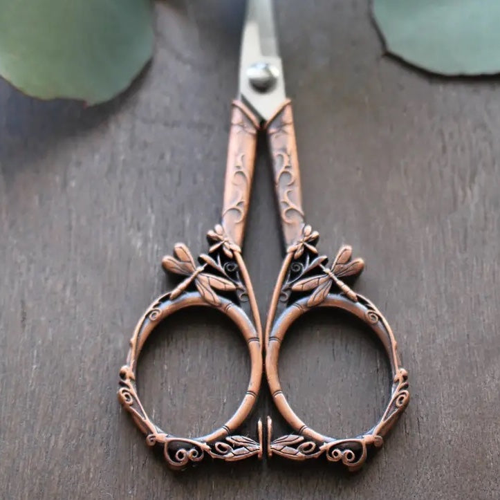Cross Stitch and Embroidery Scissors, Antique Victorian Gold Silver Bronze  Copper Small Sewing Scissors, Stainless Steel Decorative Scissors 