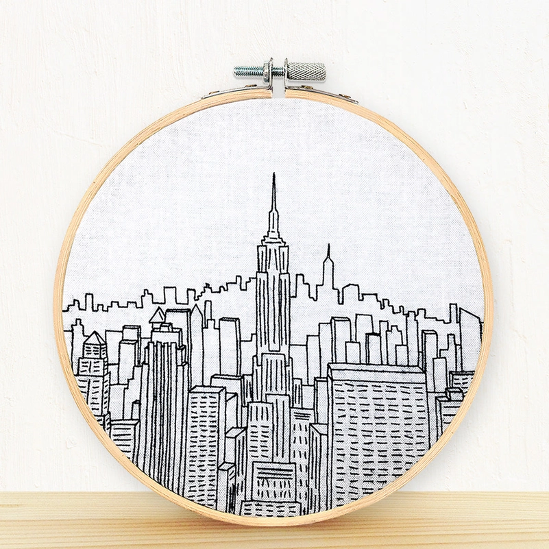 NYC Top of the Rock Embroidery Kit