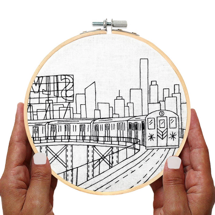NYC Subway Embroidery Kit