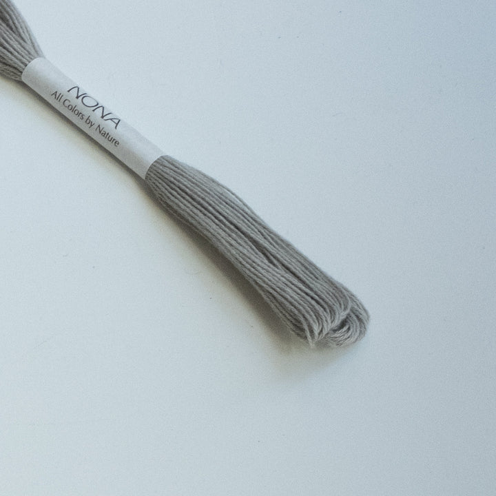 Natural Dyed Sashiko Thread Bundle - ASH (8 Mini-Skeins)