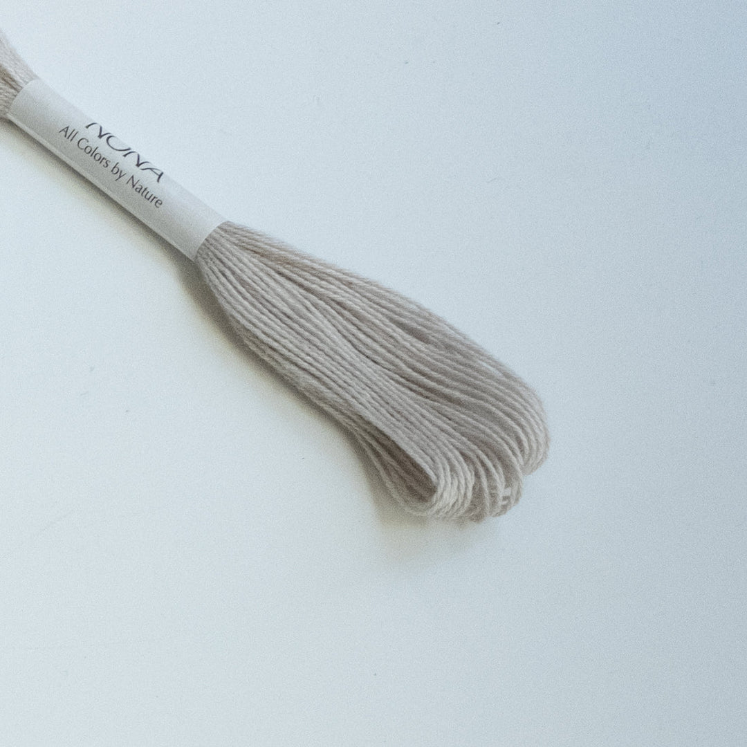 Natural Dyed Sashiko Thread Bundle - ASH (8 Mini-Skeins)