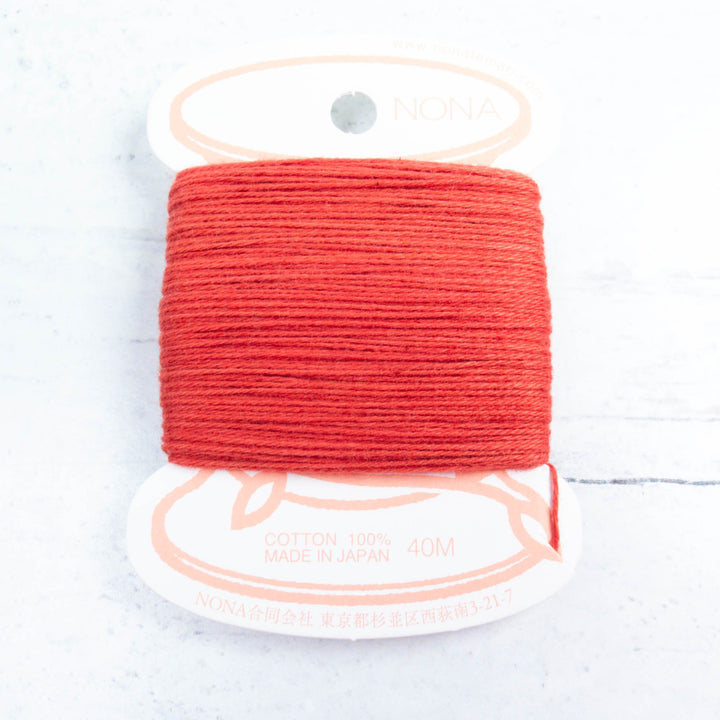 Natural Dyed Japanese Sashiko Thread - Madder 3 (108)