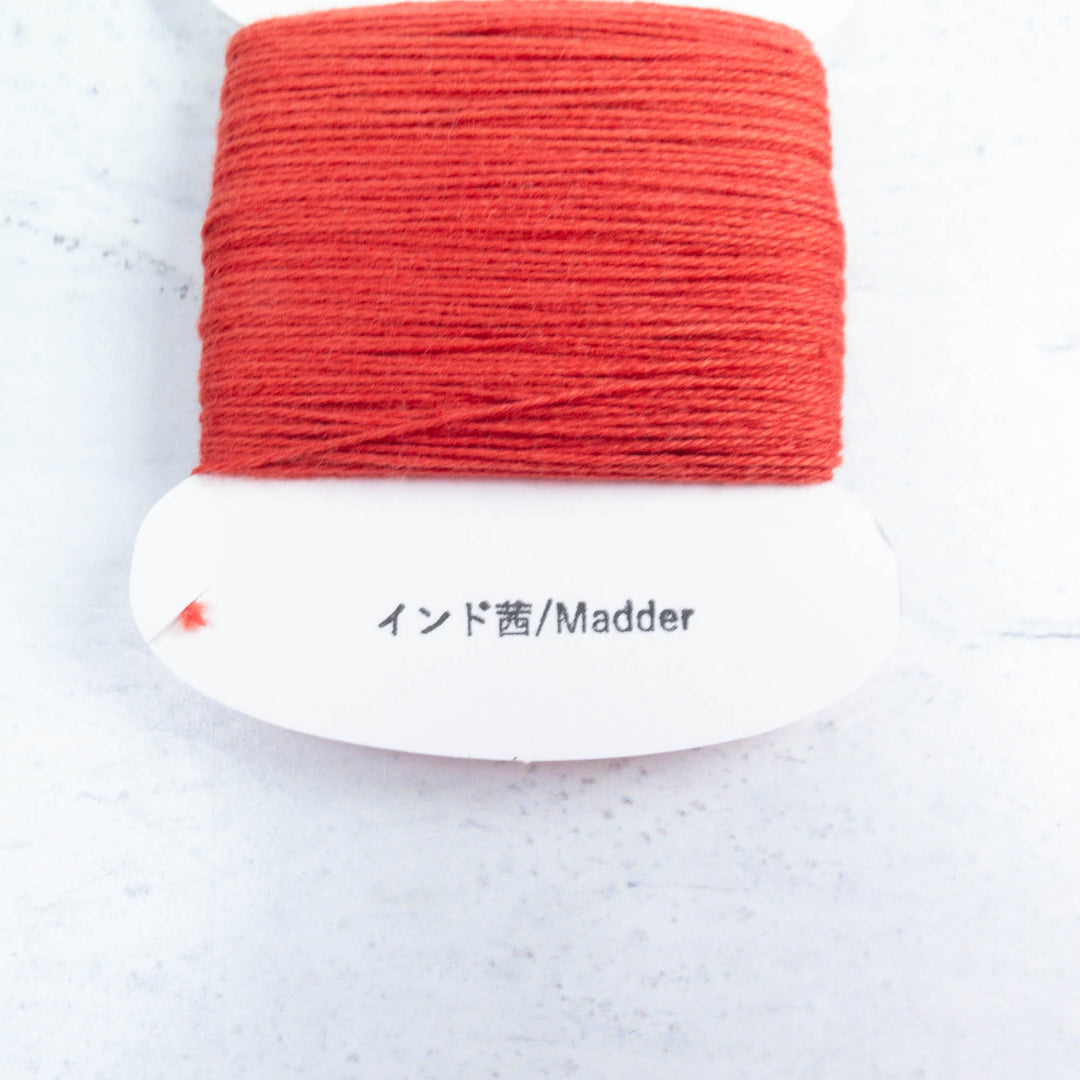 Natural Dyed Japanese Sashiko Thread - Madder 3 (108)
