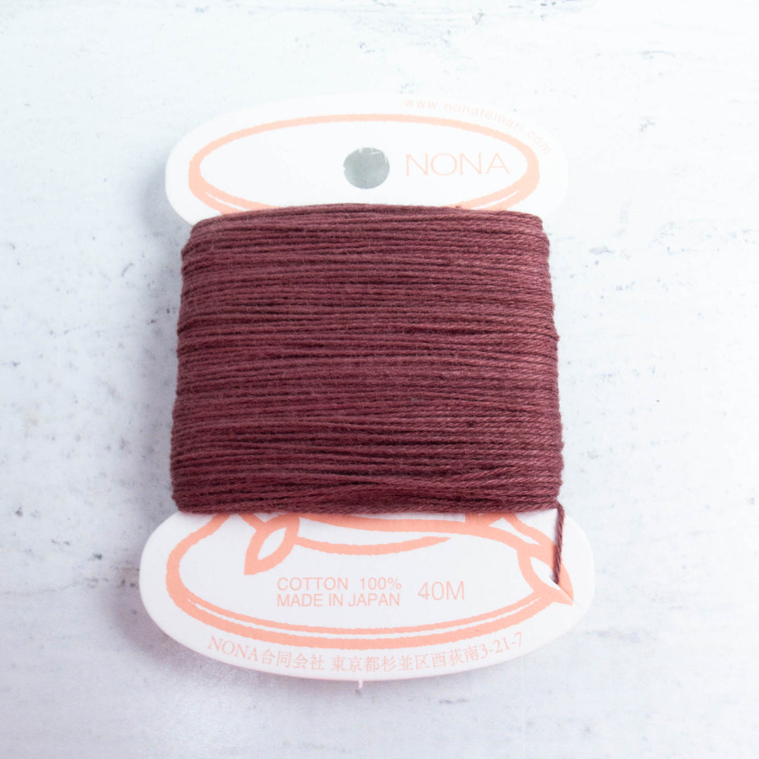 Natural Dyed Japanese Sashiko Thread - Madder 4 (109)