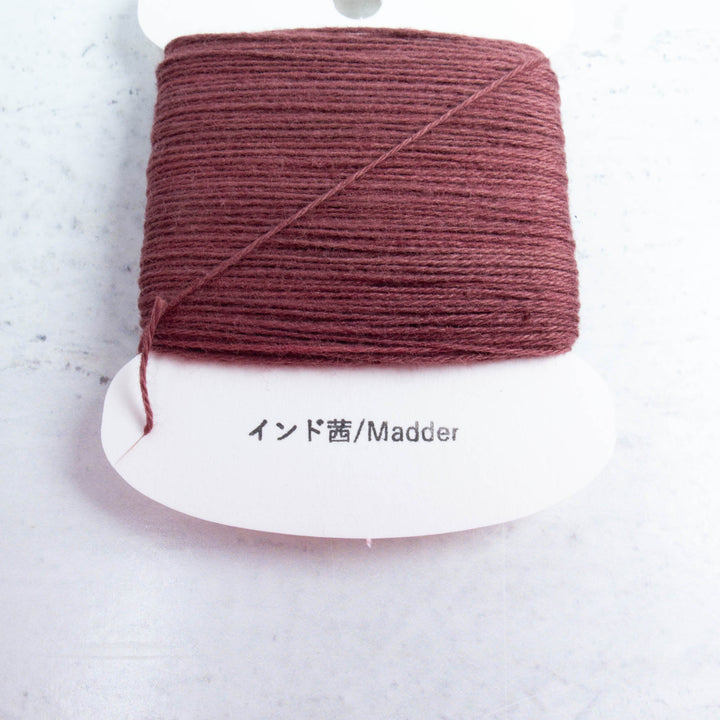 Natural Dyed Japanese Sashiko Thread - Madder 4 (109)