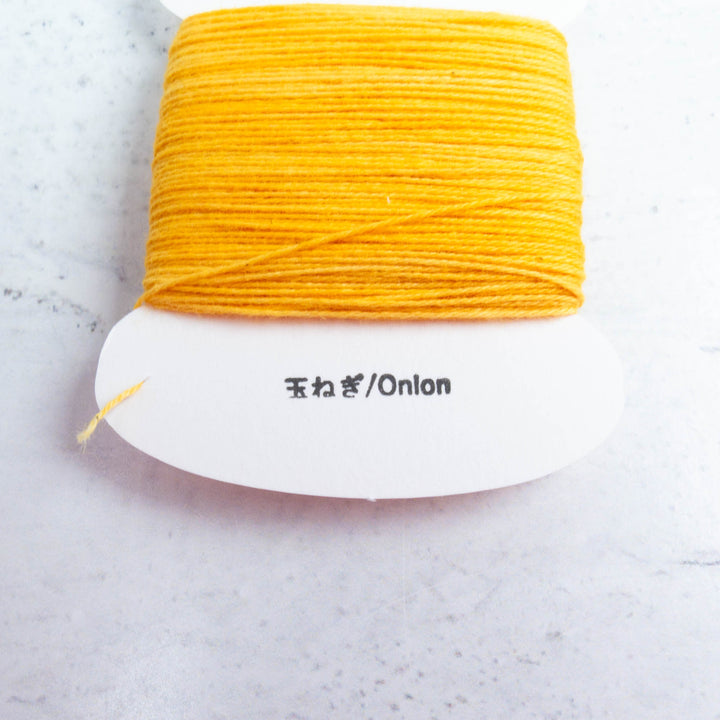 Natural Dyed Japanese Sashiko Thread - Onion 2 (112)