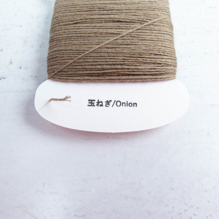 Natural Dyed Japanese Sashiko Thread - Onion 3 (113)