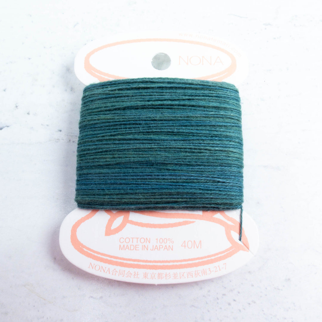 Natural Dyed Japanese Sashiko Thread - Pagodatree/Indigo (116)