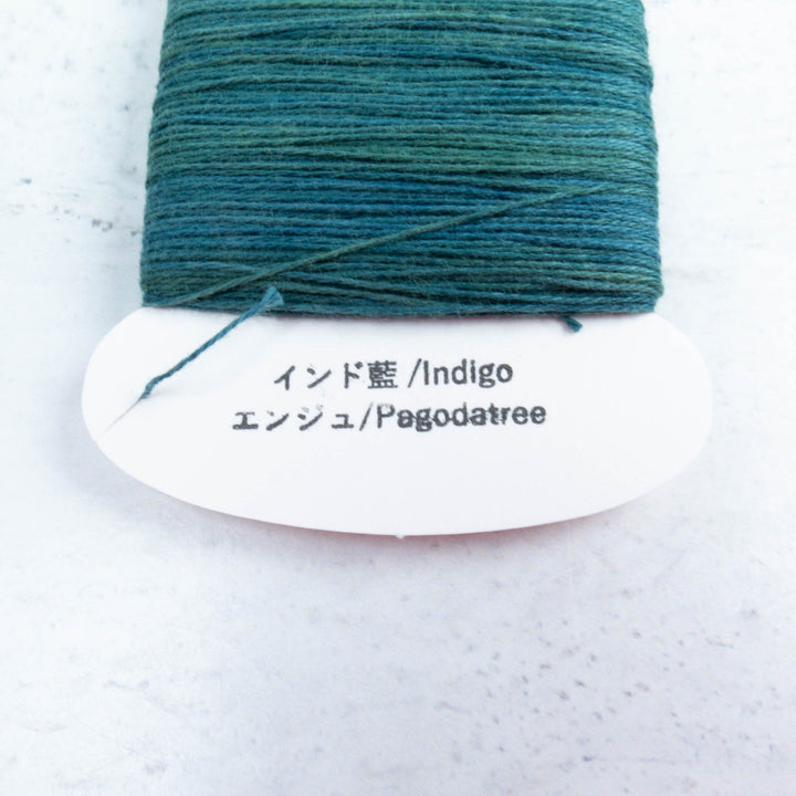 Natural Dyed Japanese Sashiko Thread - Pagodatree/Indigo (116)