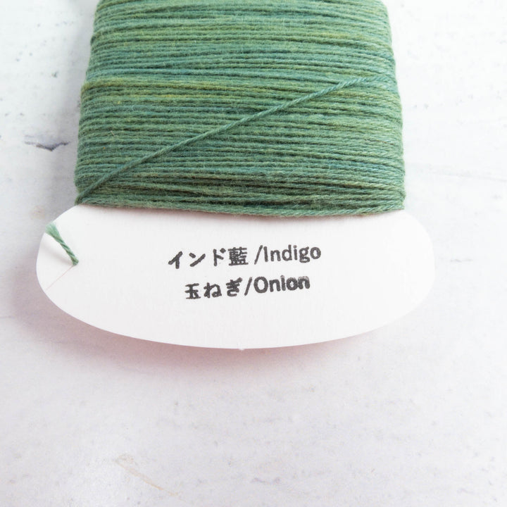 Natural Dyed Japanese Sashiko Thread - Indigo/Onion 2 (118)