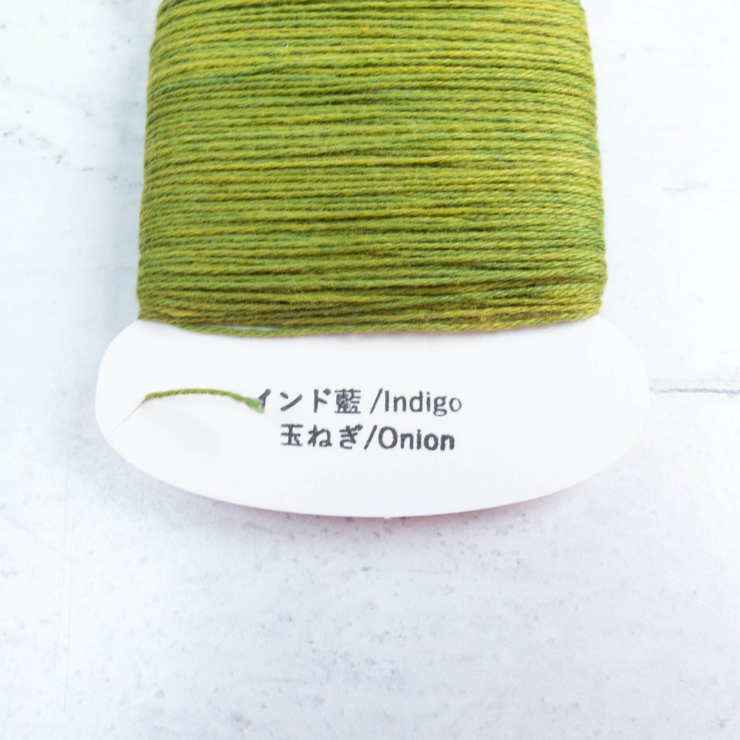 Natural Dyed Japanese Sashiko Thread - Indigo/Onion 3 (119)