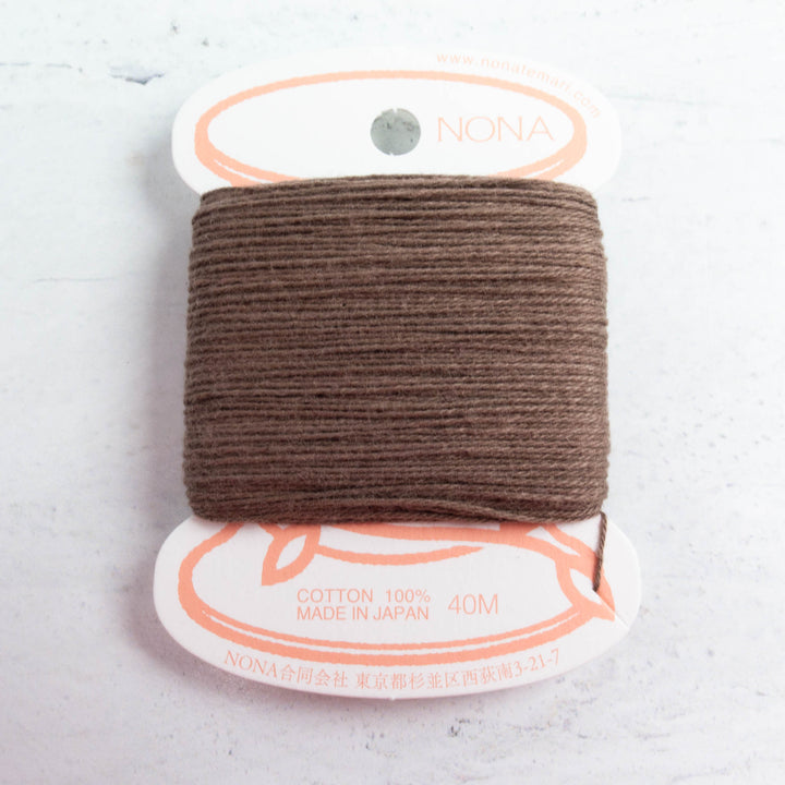 Natural Dyed Japanese Sashiko Thread - Walnut 2 (130)