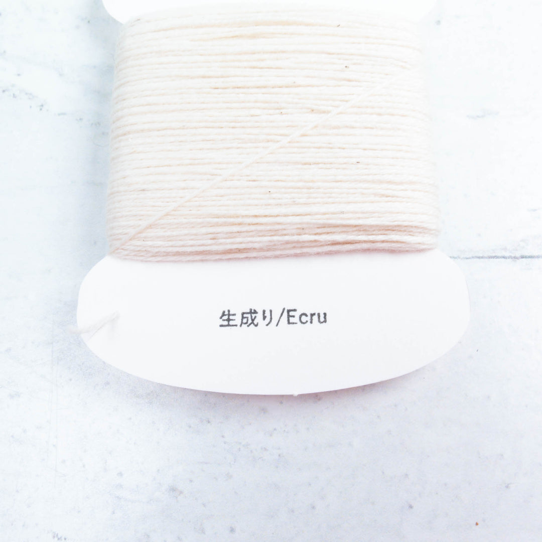 Natural Dyed Japanese Sashiko Thread - Ecru (133)
