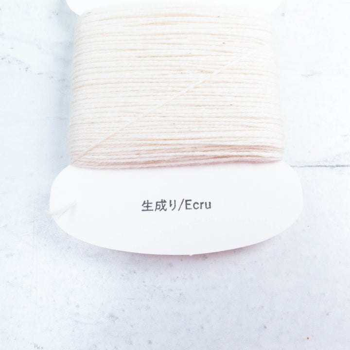 Natural Dyed Japanese Sashiko Thread - Ecru (133)