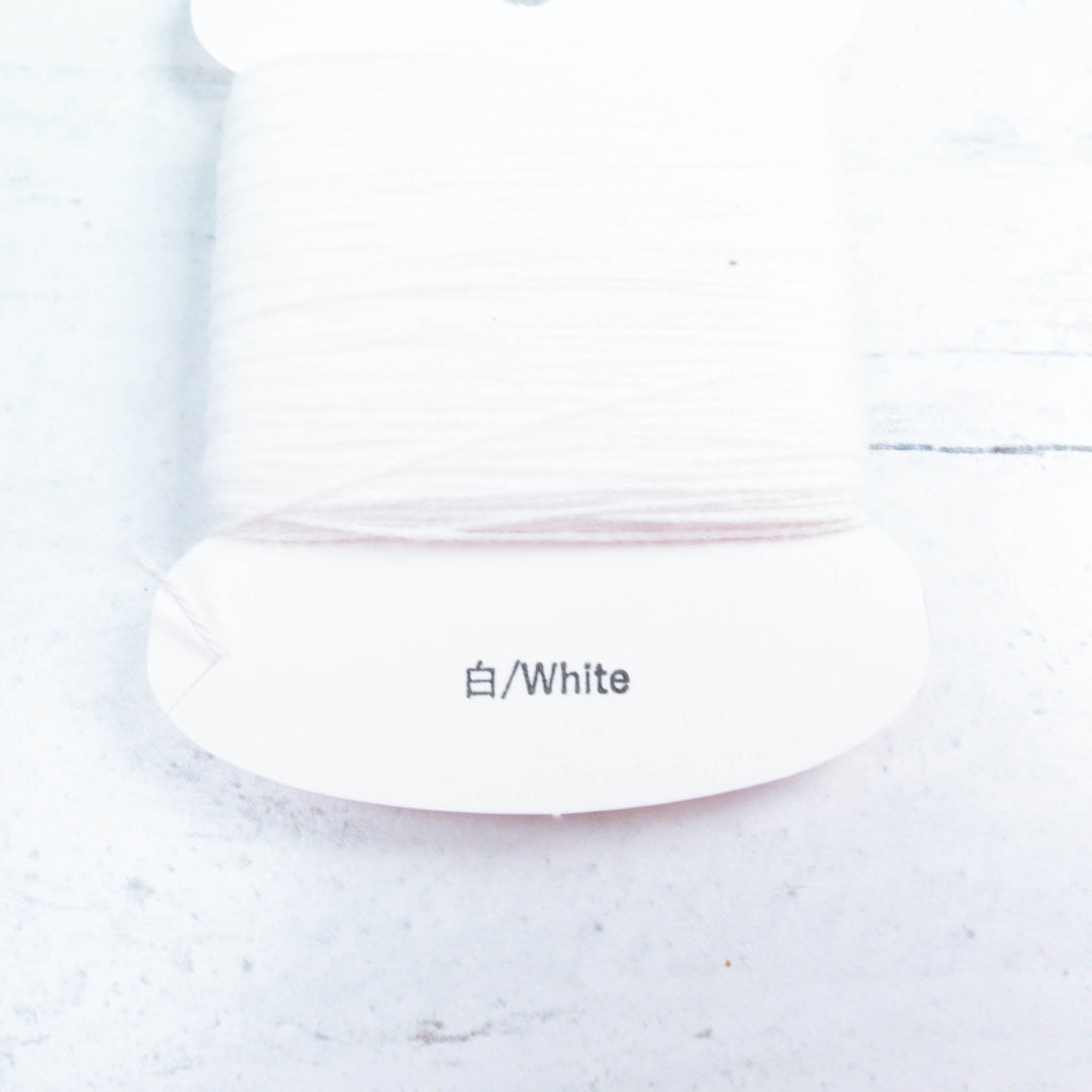 Natural Dyed Japanese Sashiko Thread - White (134)
