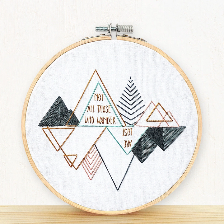 Wanderlust Embroidery Kit