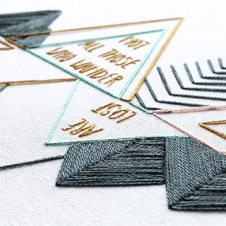 Wanderlust Embroidery Kit