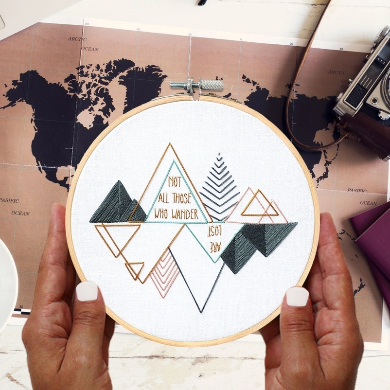 How to use Stick & Stitch Embroidery Transfer Paper - Wandering