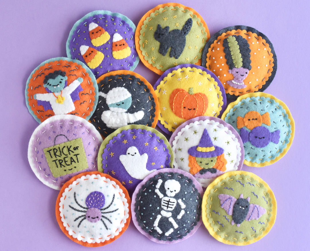 PDF Pattern - Not So Spooky Felt Ornament Sewing Pattern