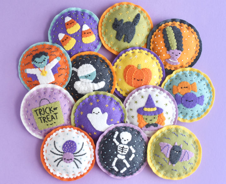 PDF Pattern - Not So Spooky Felt Ornament Sewing Pattern