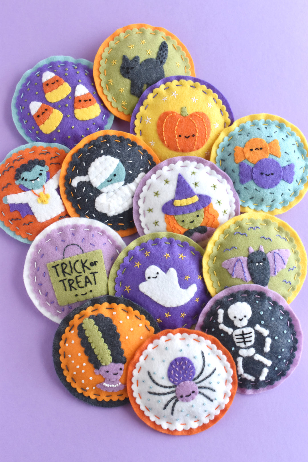 PDF Pattern - Not So Spooky Felt Ornament Sewing Pattern