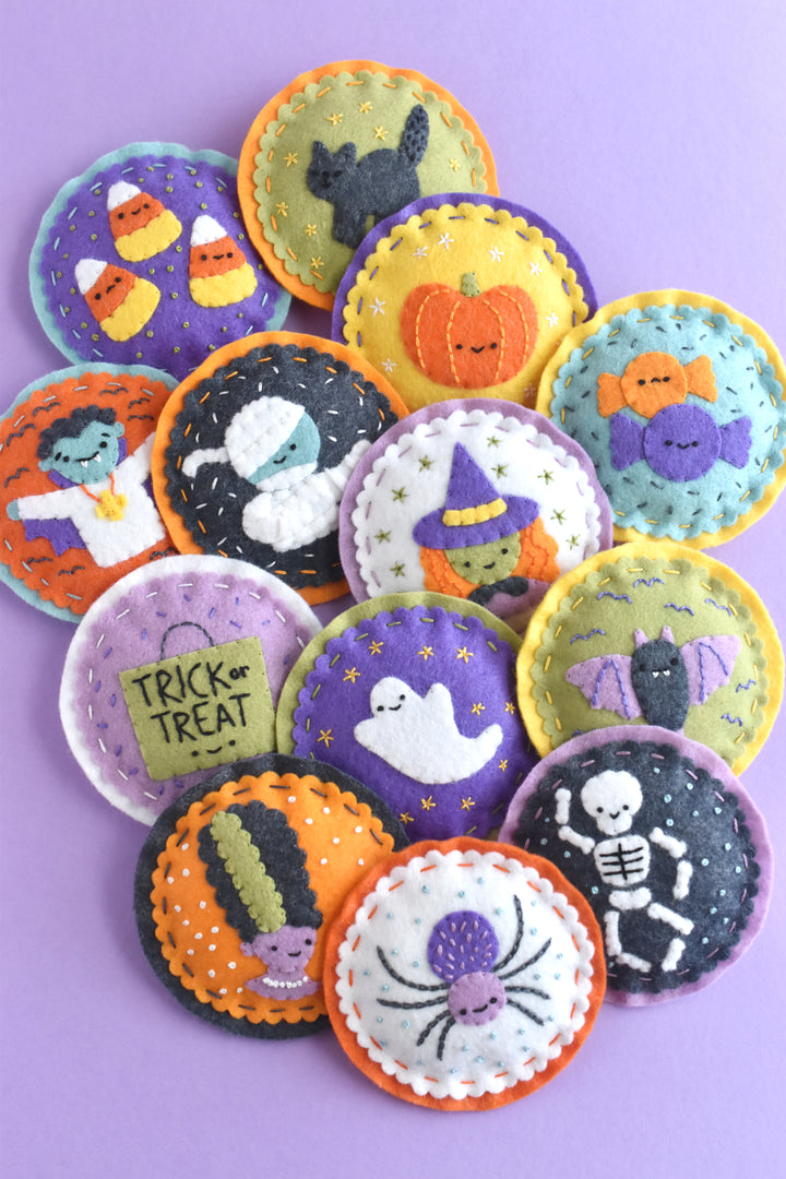 PDF Pattern - Not So Spooky Felt Ornament Sewing Pattern