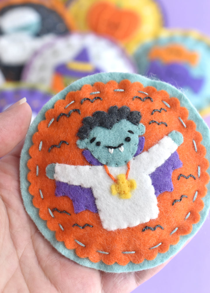 PDF Pattern - Not So Spooky Felt Ornament Sewing Pattern