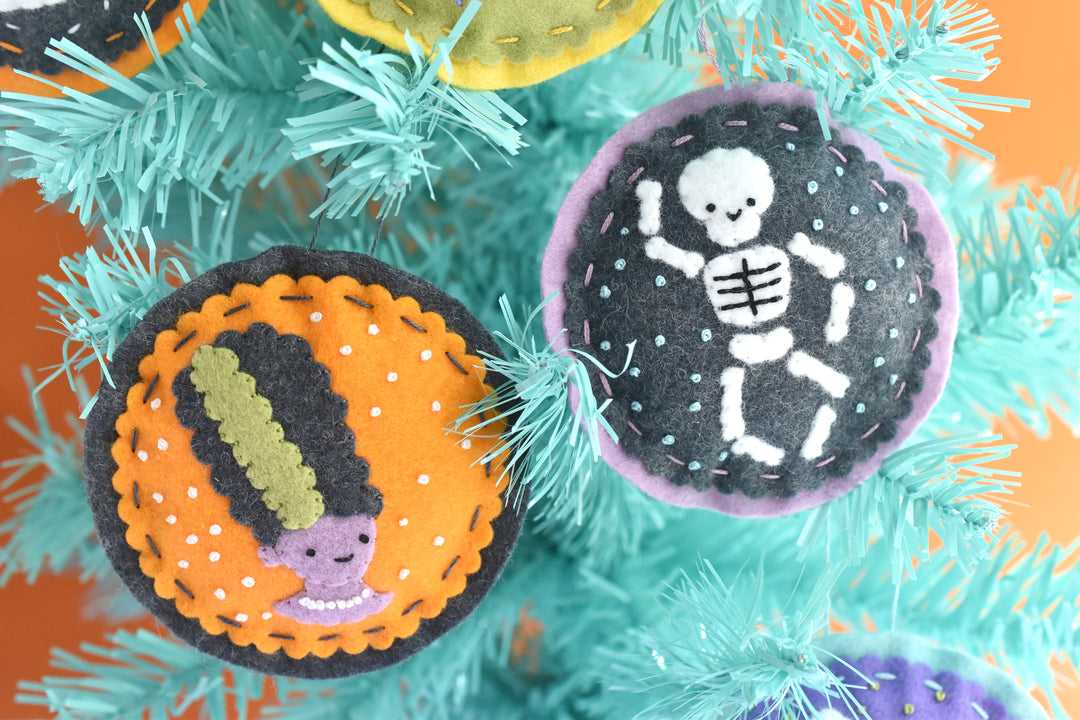 PDF Pattern - Not So Spooky Felt Ornament Sewing Pattern