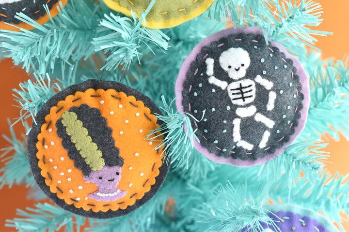 PDF Pattern - Not So Spooky Felt Ornament Sewing Pattern