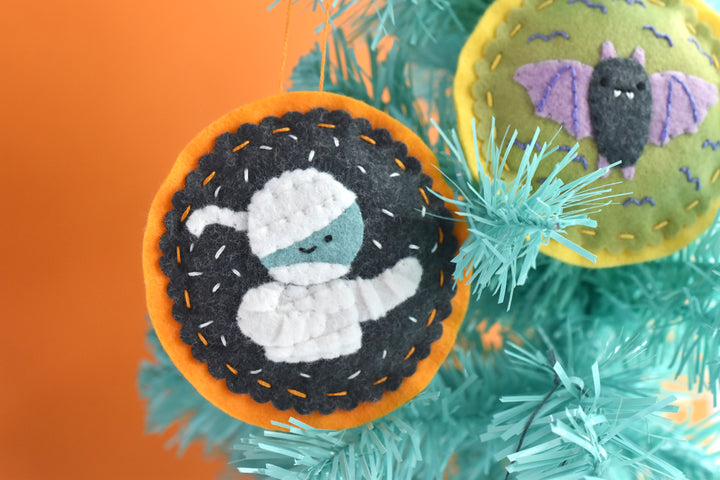PDF Pattern - Not So Spooky Felt Ornament Sewing Pattern