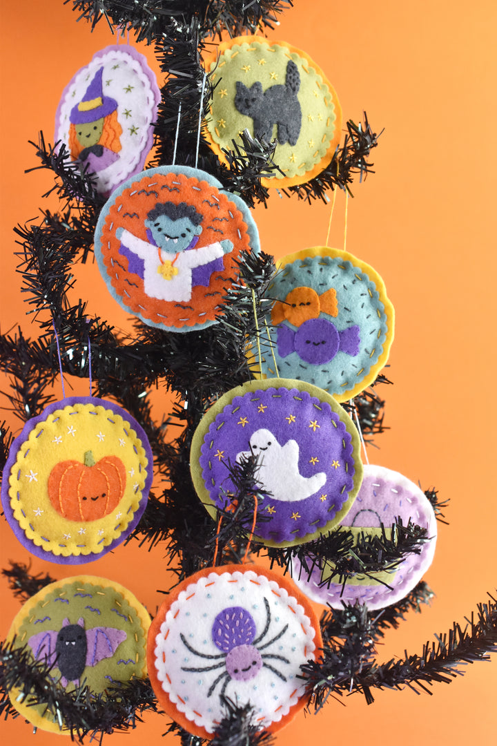 PDF Pattern - Not So Spooky Felt Ornament Sewing Pattern