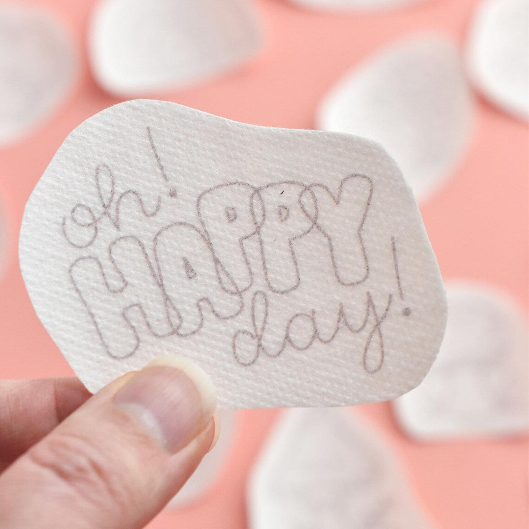 Oh! Happy Day! Stick & Stitch Embroidery Patterns